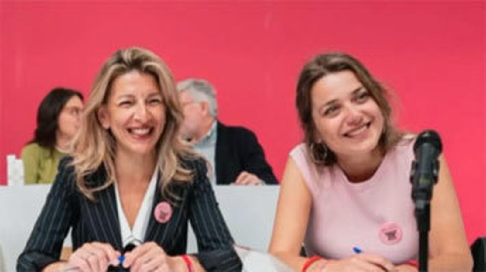 Yolalnda Díaz con Laura Moreno