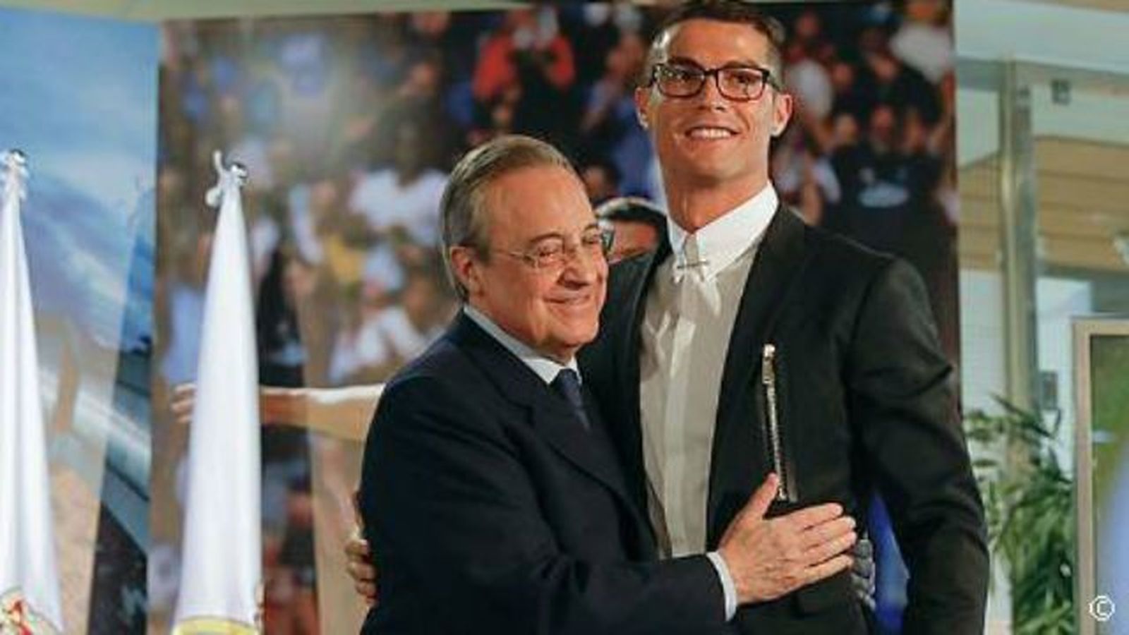 Florentino: "Cristiano es un sucesor de gigantes míticos"