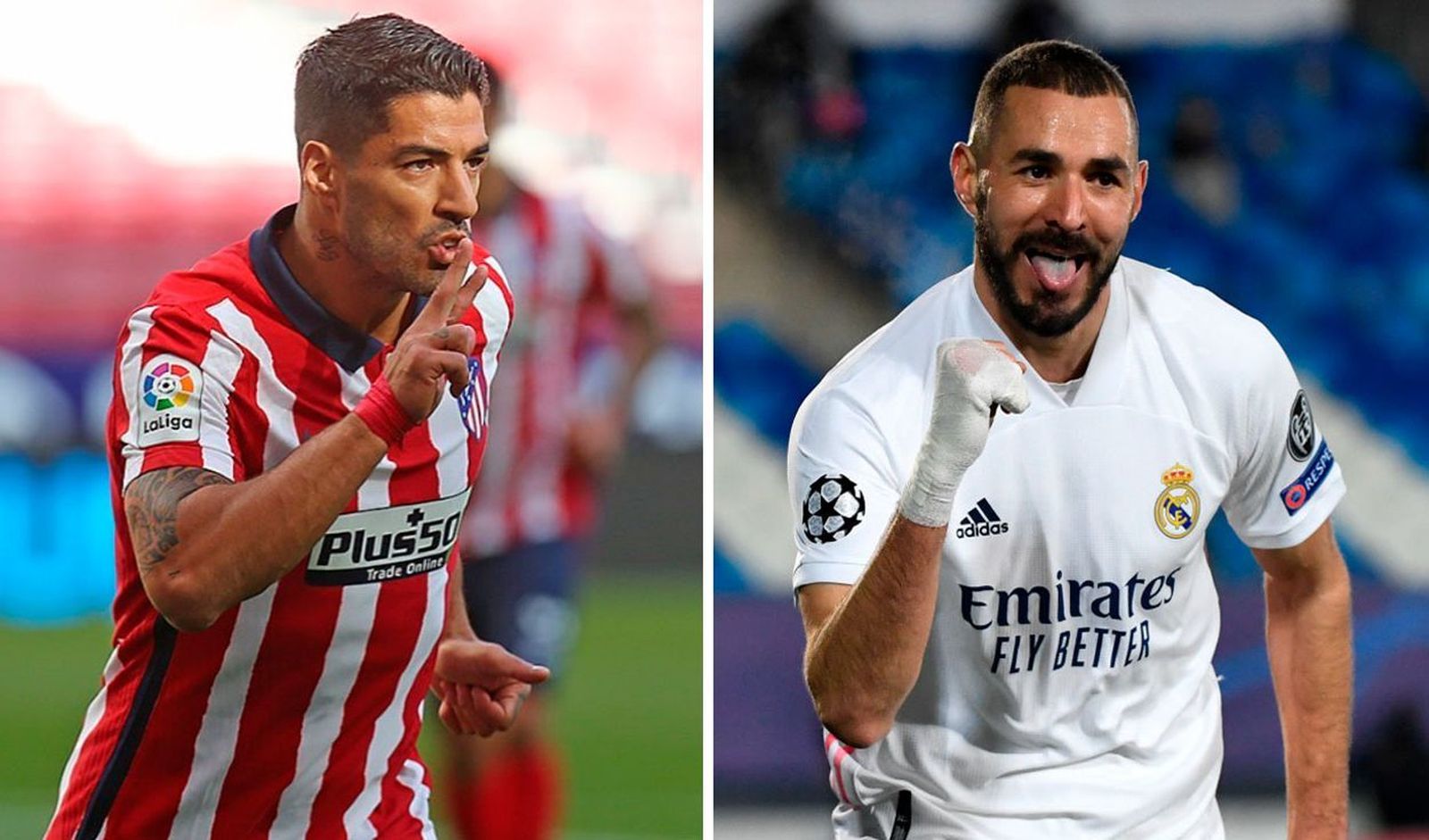 Luis Suárez y Benzema