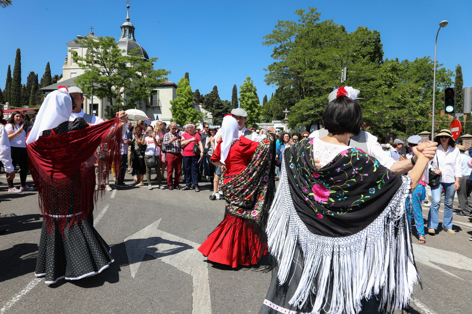 Chulapas en la Pradera de San Isidro