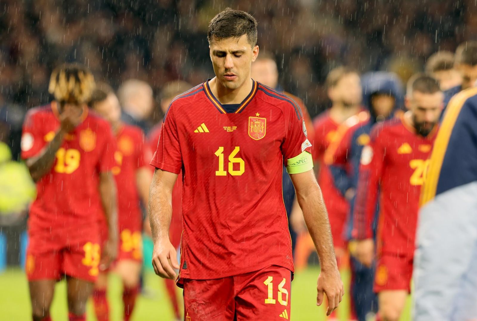 Rodri arremete contra el fútbol escocés