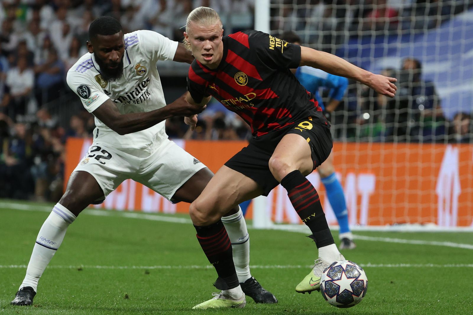 Rudiger y Haaland