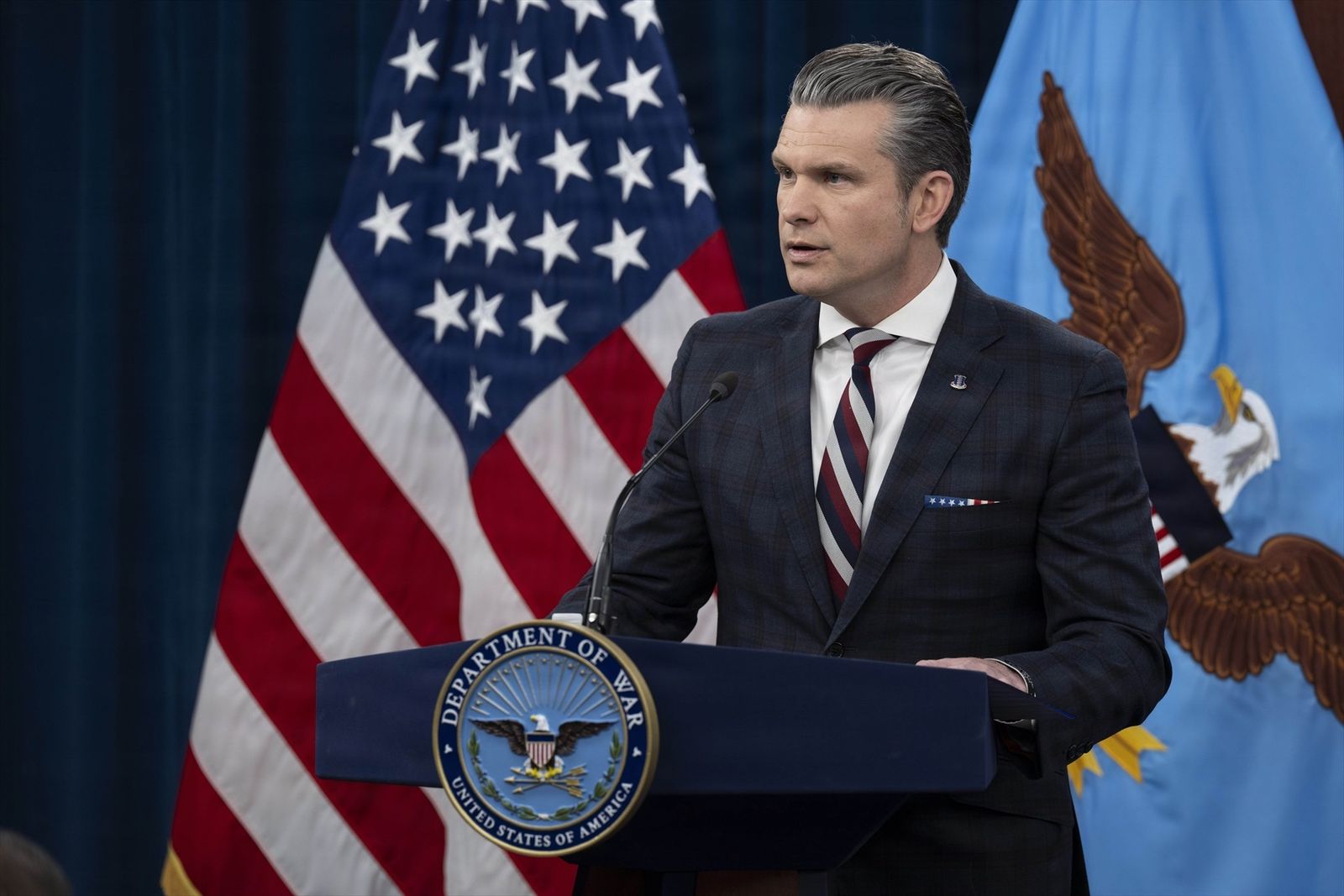 Pete Hegseth, secretario de Guerra de EEUU