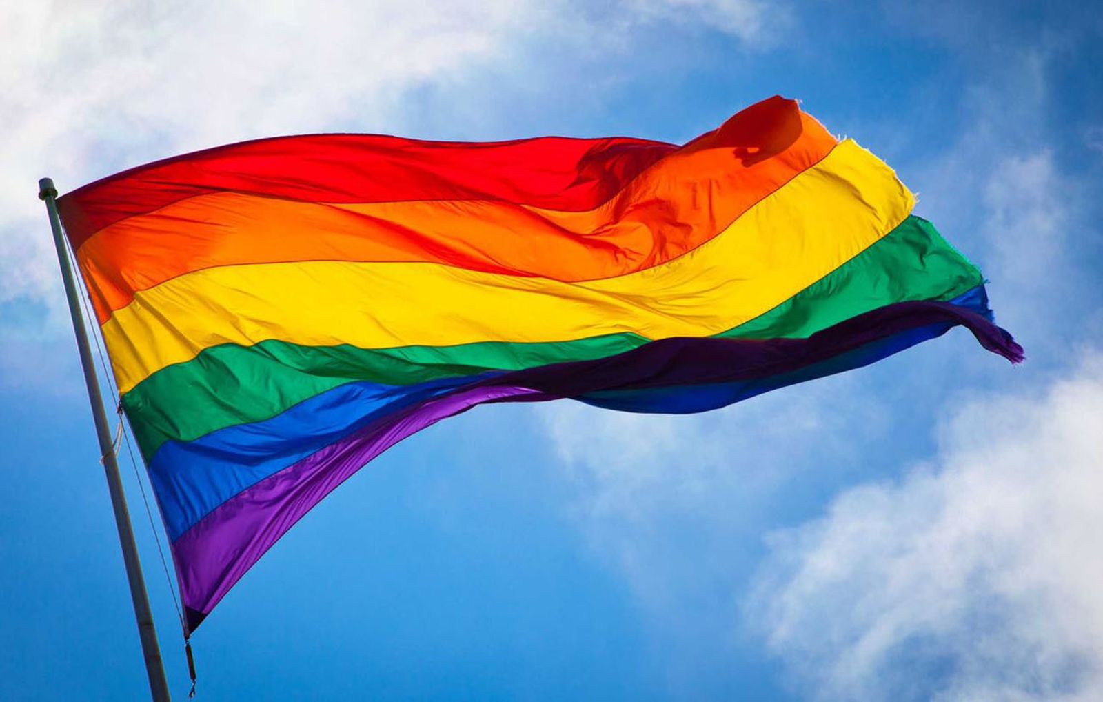 Bandera arco iris del colectivo LGTBI