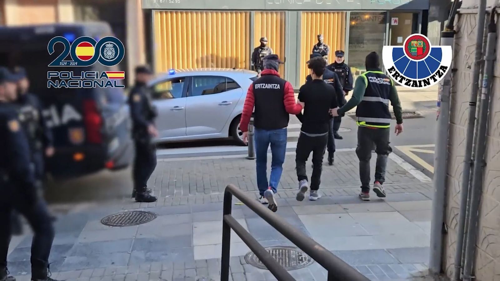 Desarticulado un grupo violento juvenil de los Blood en Arganda y Guipukcoa