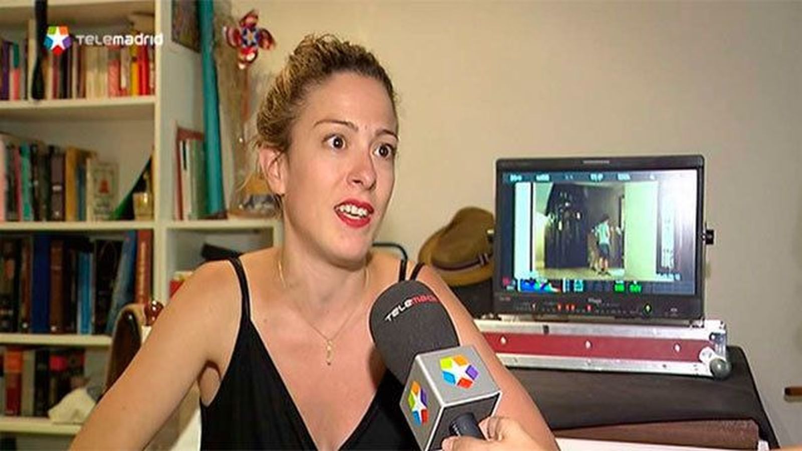 Andrea Jaurrieta rueda en Madrid "Ana de día"