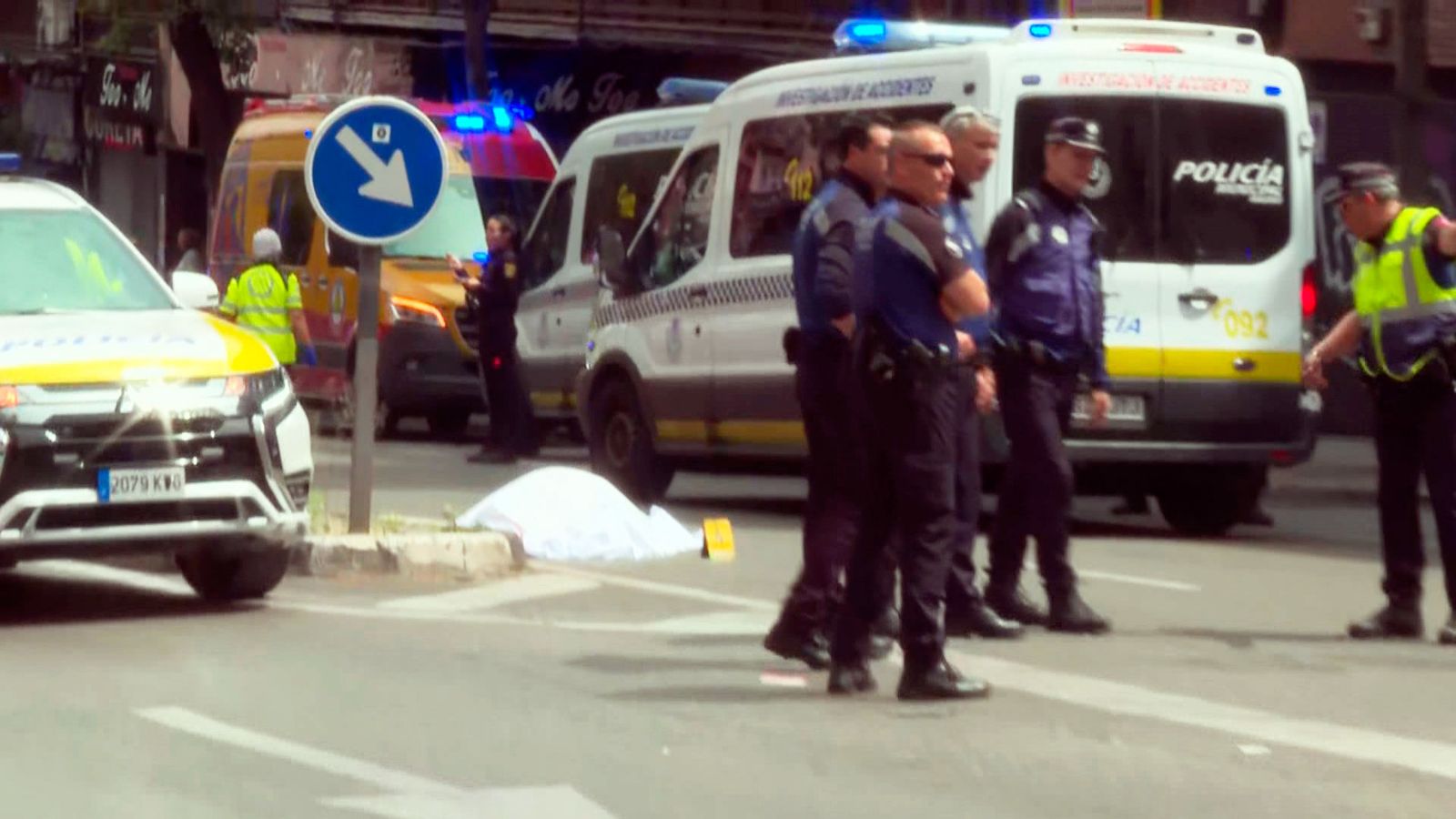 Dos muertos y varios heridos en un atropello múltiple en el Paseo de Extremadura