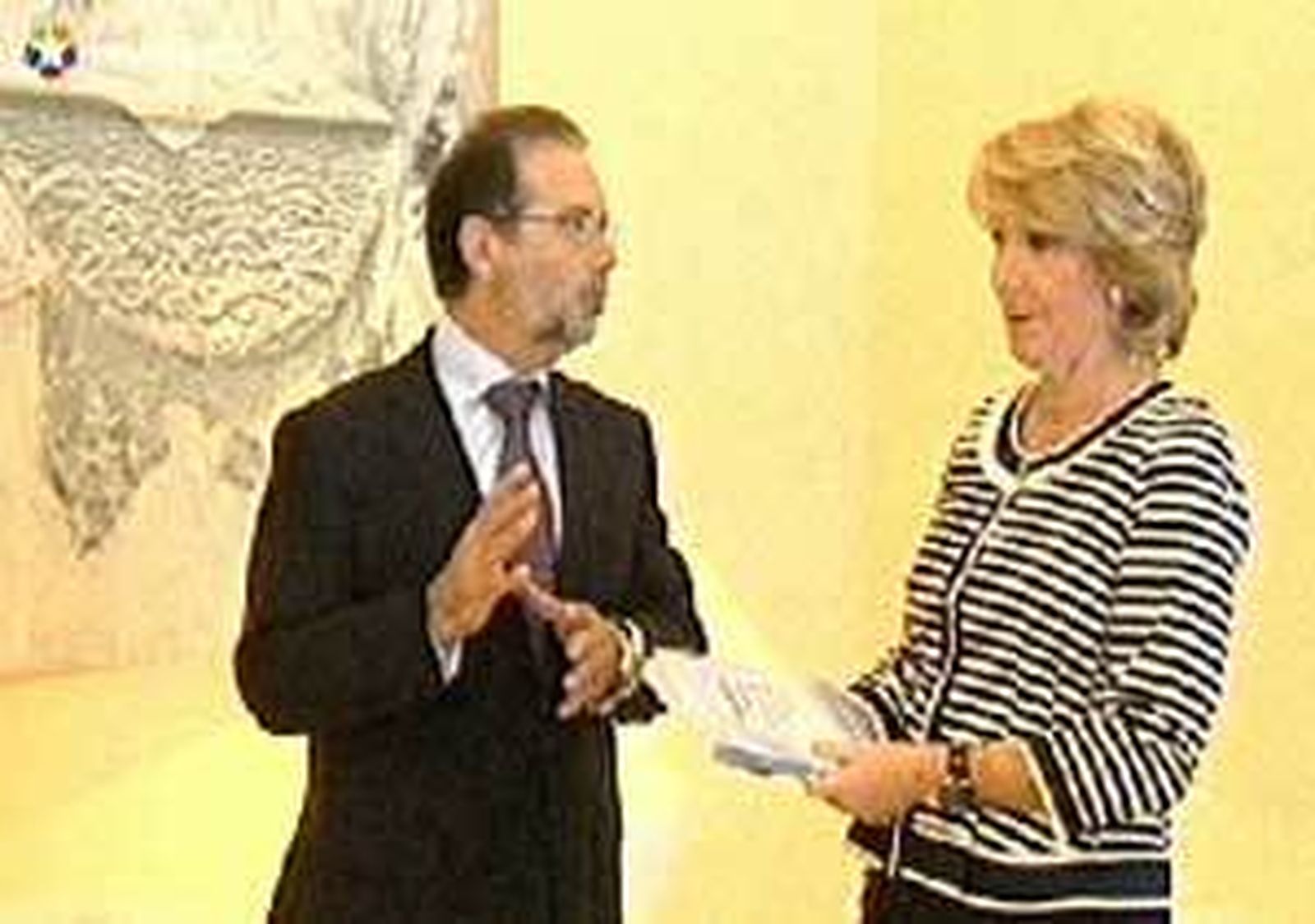 Aguirre recibe la memoria anual del Tribunal Superior de Justicia de Madrid