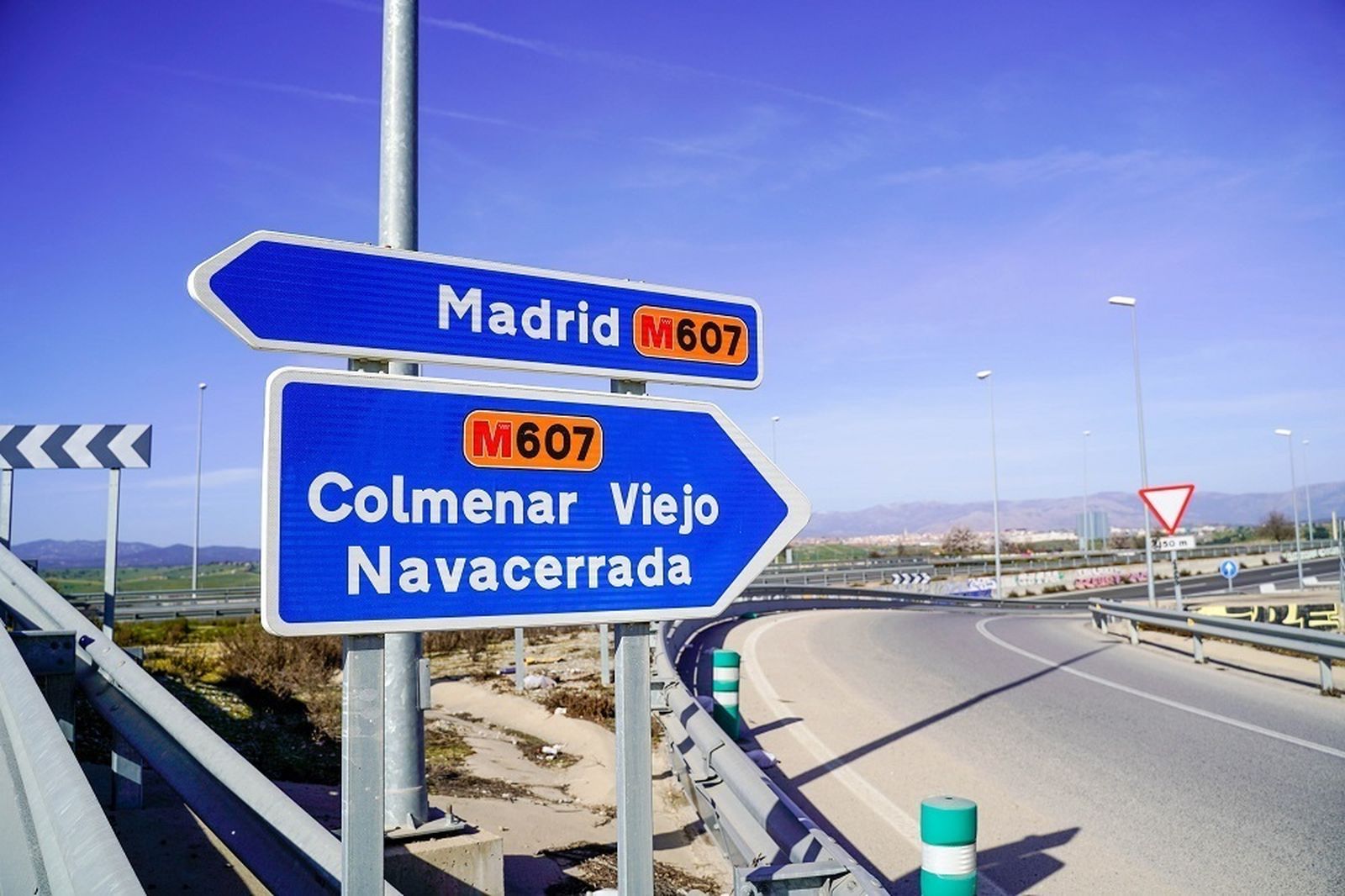Comienzan los cortes en la M-607 entre Colmenar Viejo y Cerceda