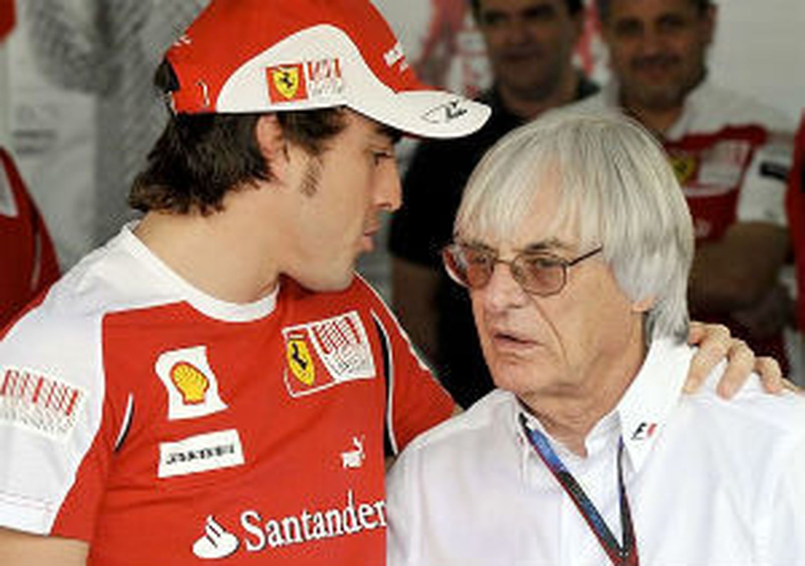 Ecclestone y Fernando Alonso