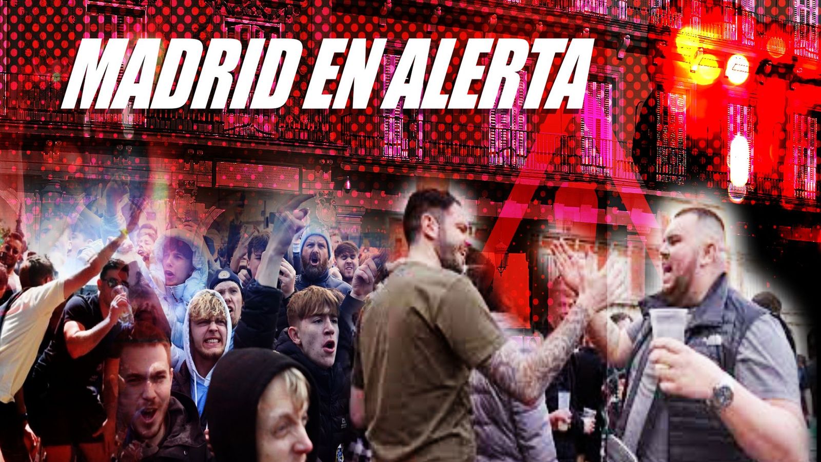 Máxima tensión en Madrid con avalancha de aficionados del Chelsea y Manchester City