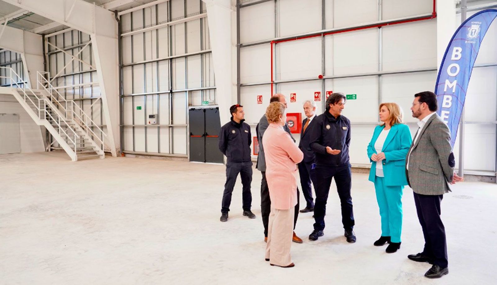 Las obras del centro logístico de Bomberos en La Atalayuela entran en su fase final