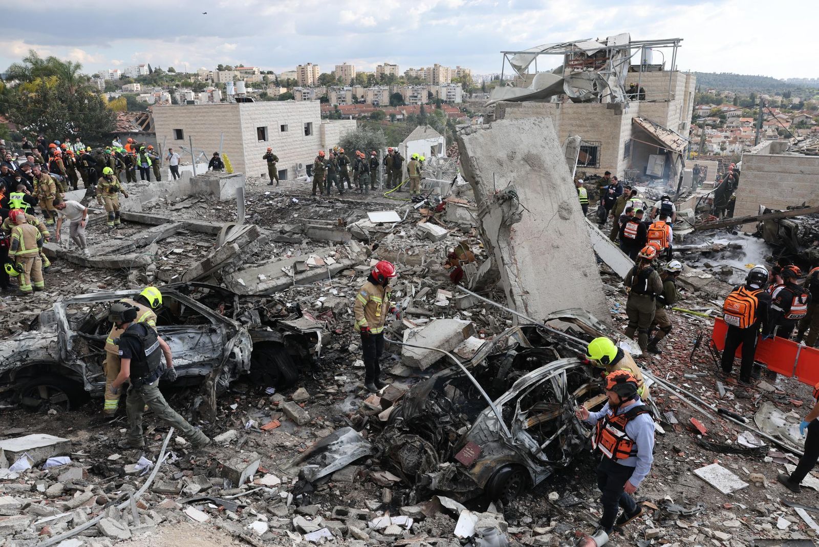 Explosión en Beit Shemesh (Israel) tras caer un misil iraní
