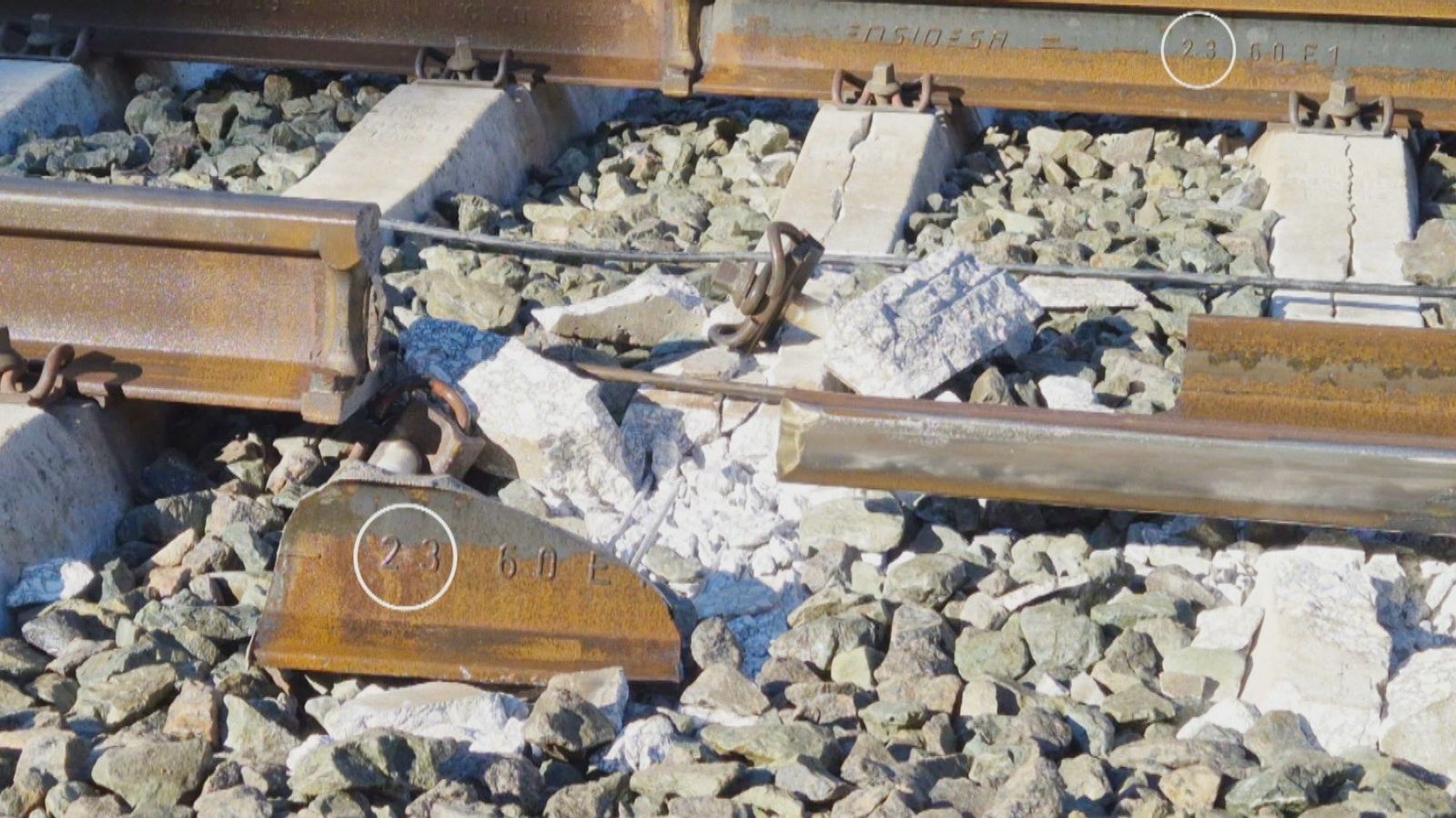 La rotura de la vía en el accidente de Adamuz pudo producirse 22 horas antes del descarrilamiento