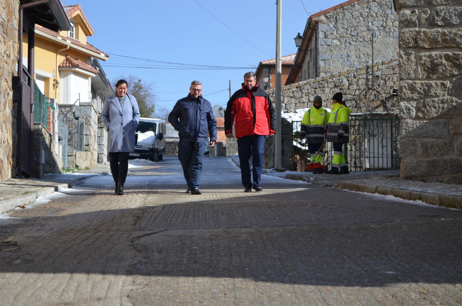 Recorrido de la visita autonómica por Zarzalejo