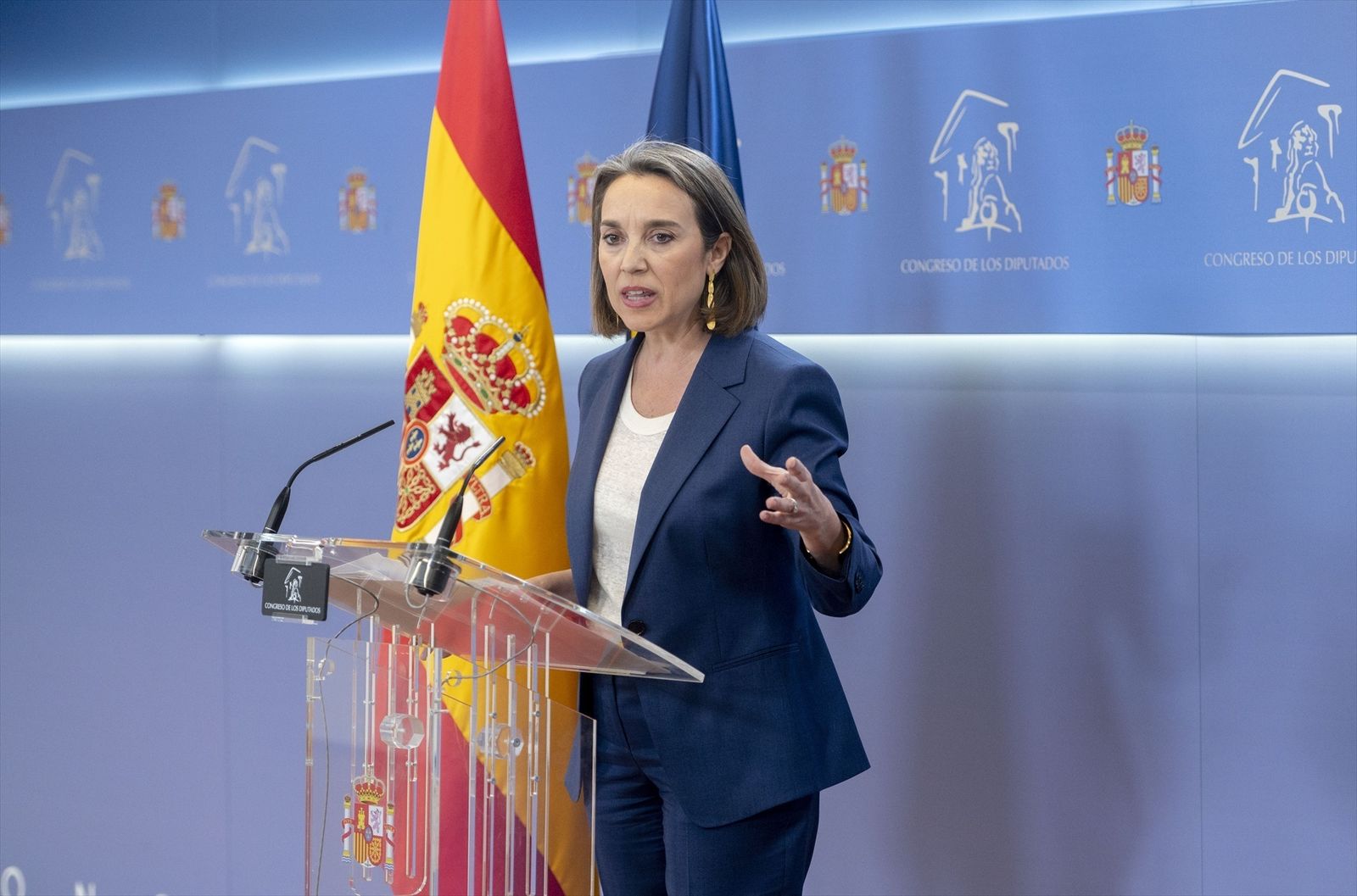 La portavoz del PP, Cuca Gamarra