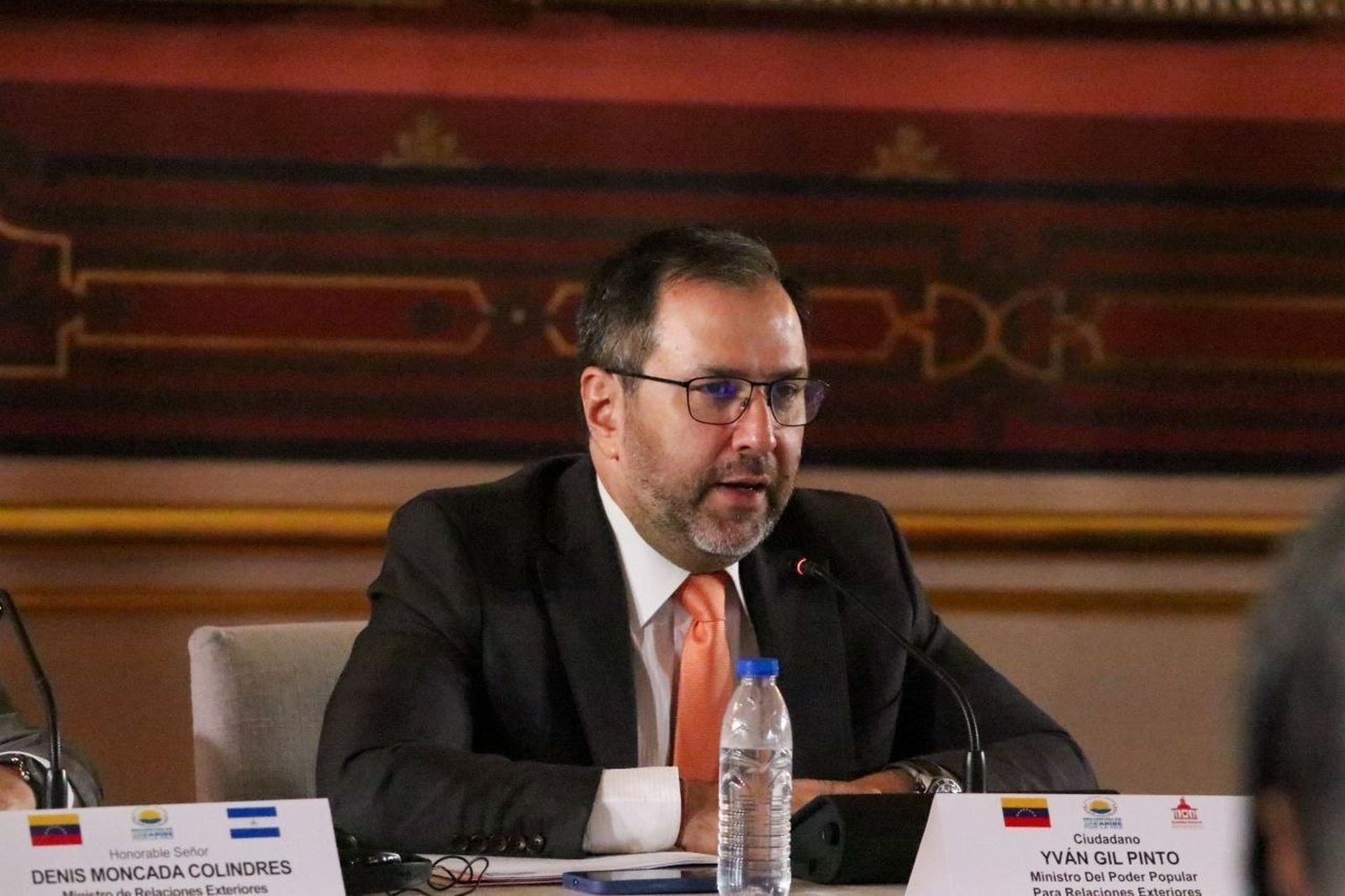 El ministro de Relaciones Exteriores de Venezuela, Yván Gil