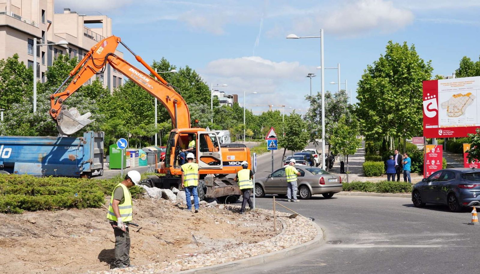 Obras en Tempranales, San Sebastián de los Reyes