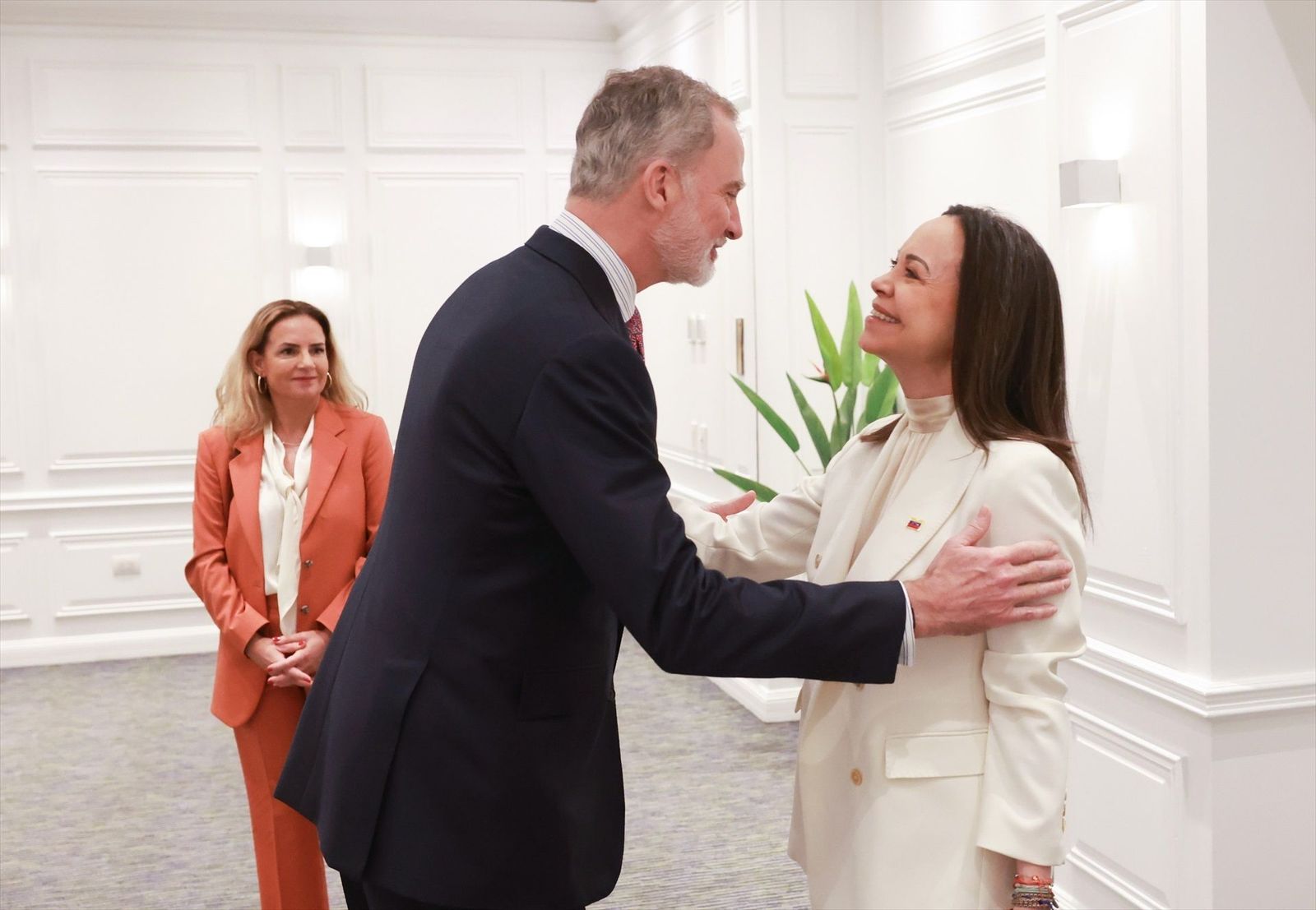 Felipe VI felicitó a Corina Machado por el Nobel de la Paz en una carta privada