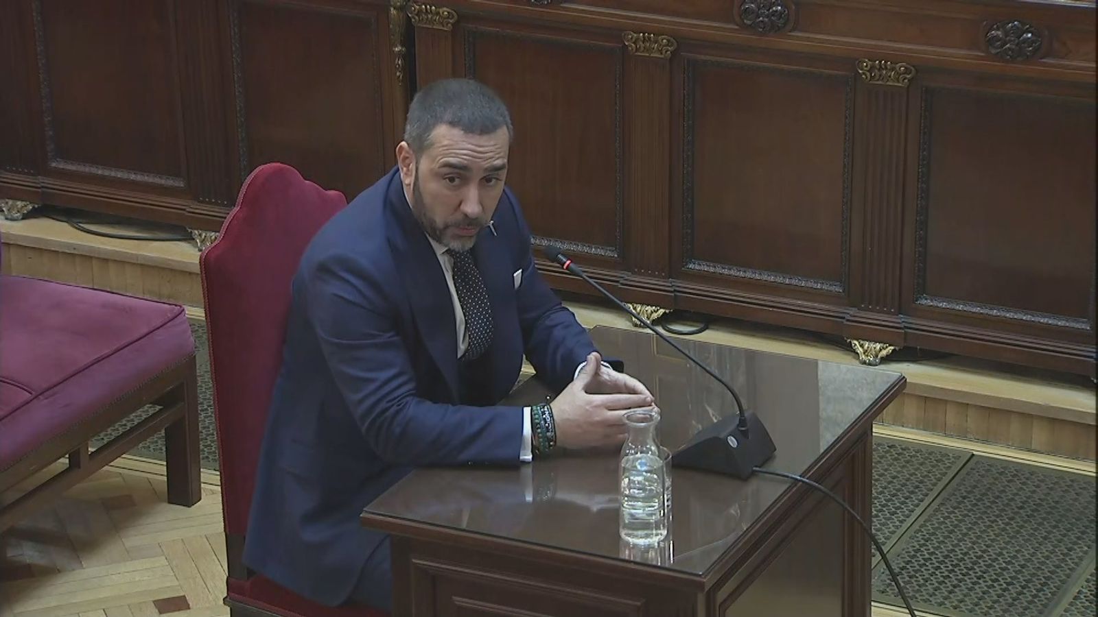 Víctor de Aldama en su declaración ante el Tribunal Supremo