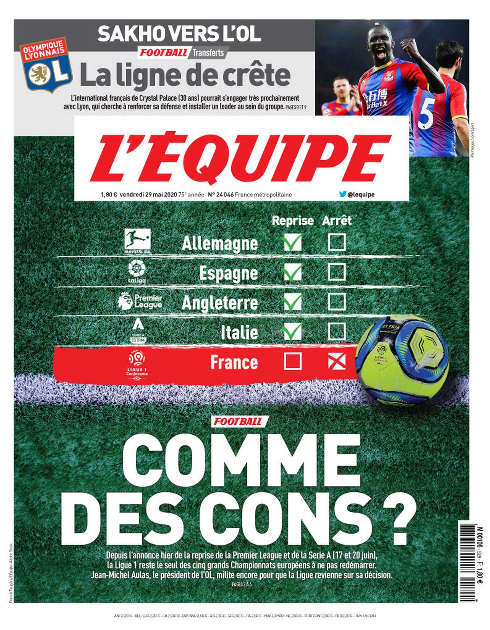Portada de L'Equipe