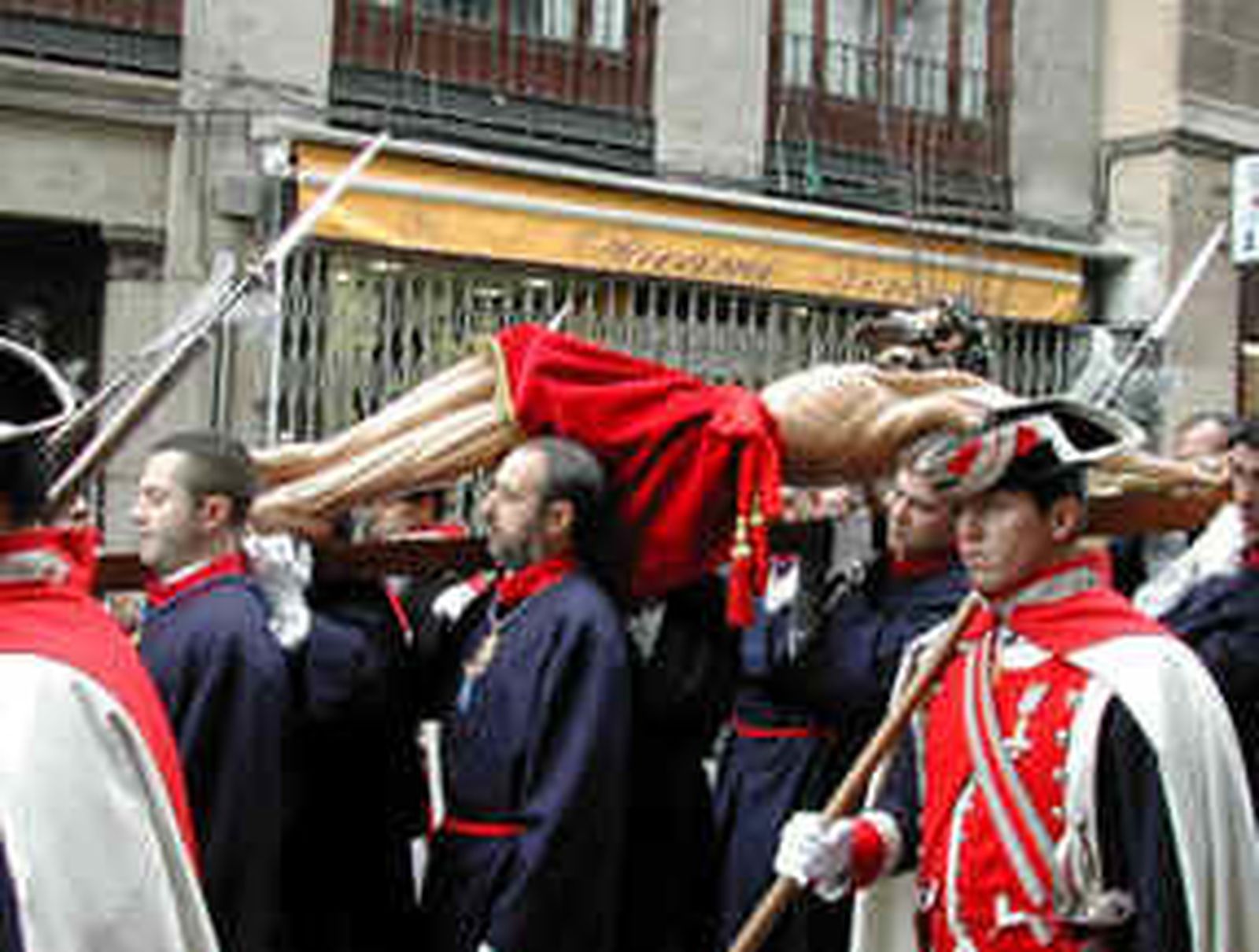 El Cristo de los Alabarderos, una de las procesiones más famosas de la Semana Santa madrileña