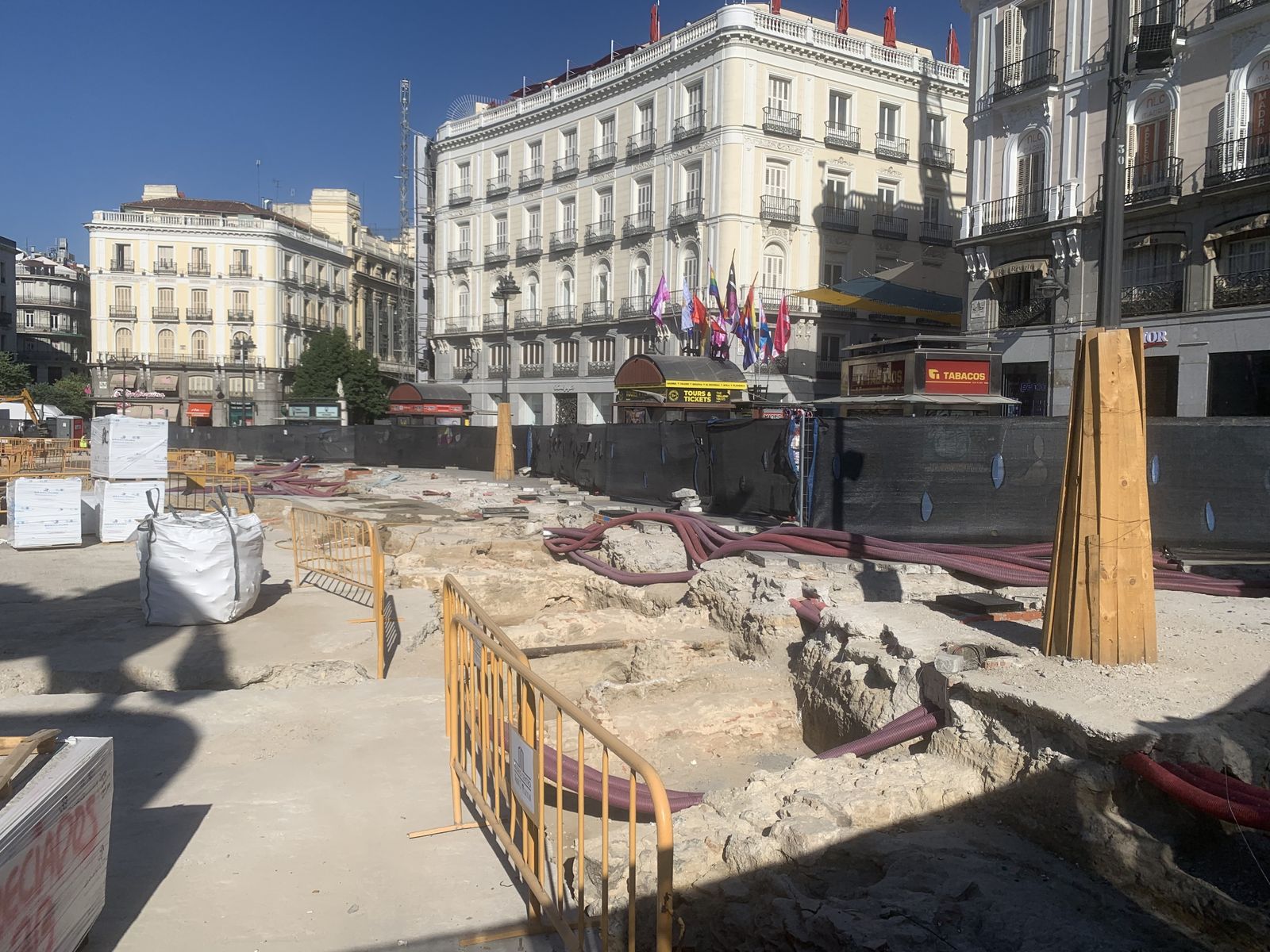 Restos arqueológicos en Sol