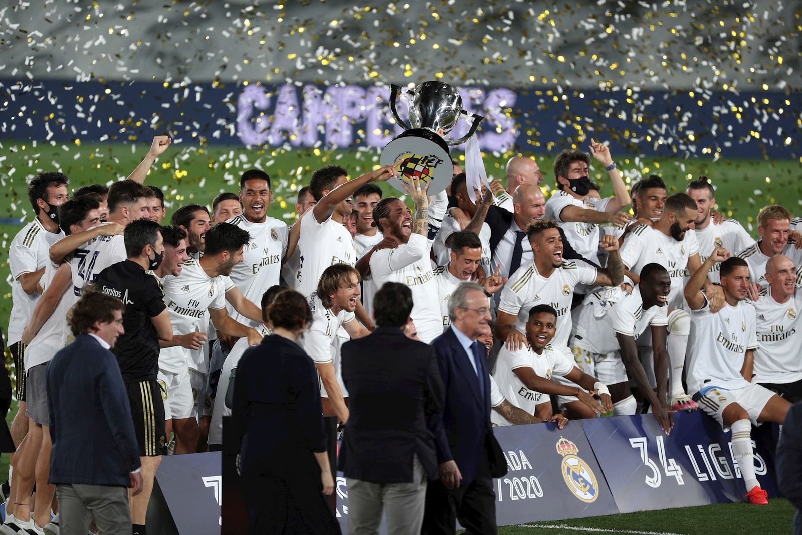 El Real Madrid, campeón de LaLiga Santander 2019-2020