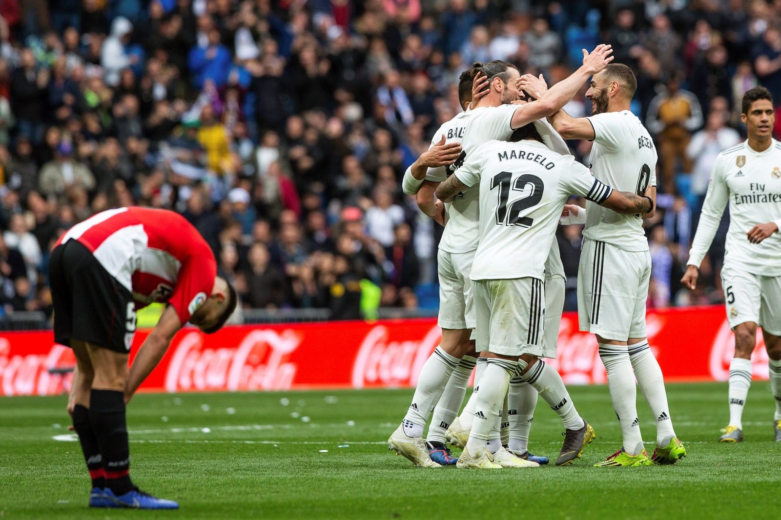 Hat-trick de Benzema ante el Athletic de Bilbao