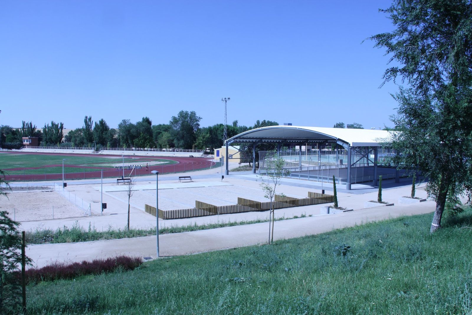 Polideportivo municipal Andrés Torrejón, en Móstoles
