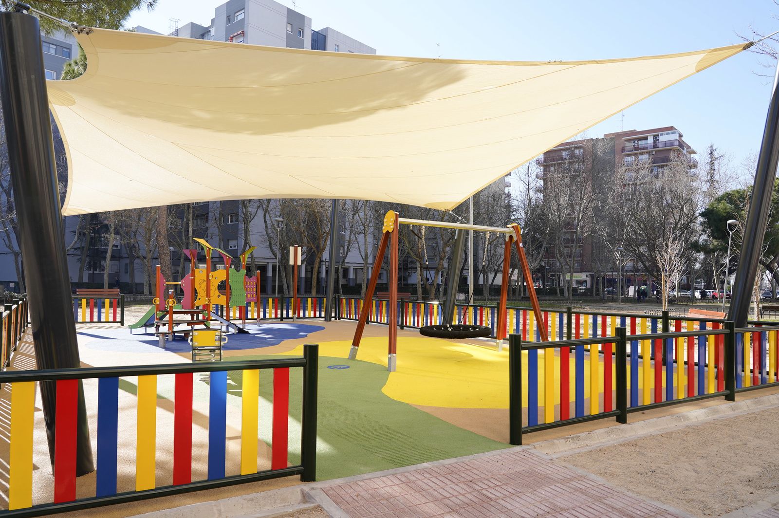Parque infantil de Arroyo del Soto en Móstoles