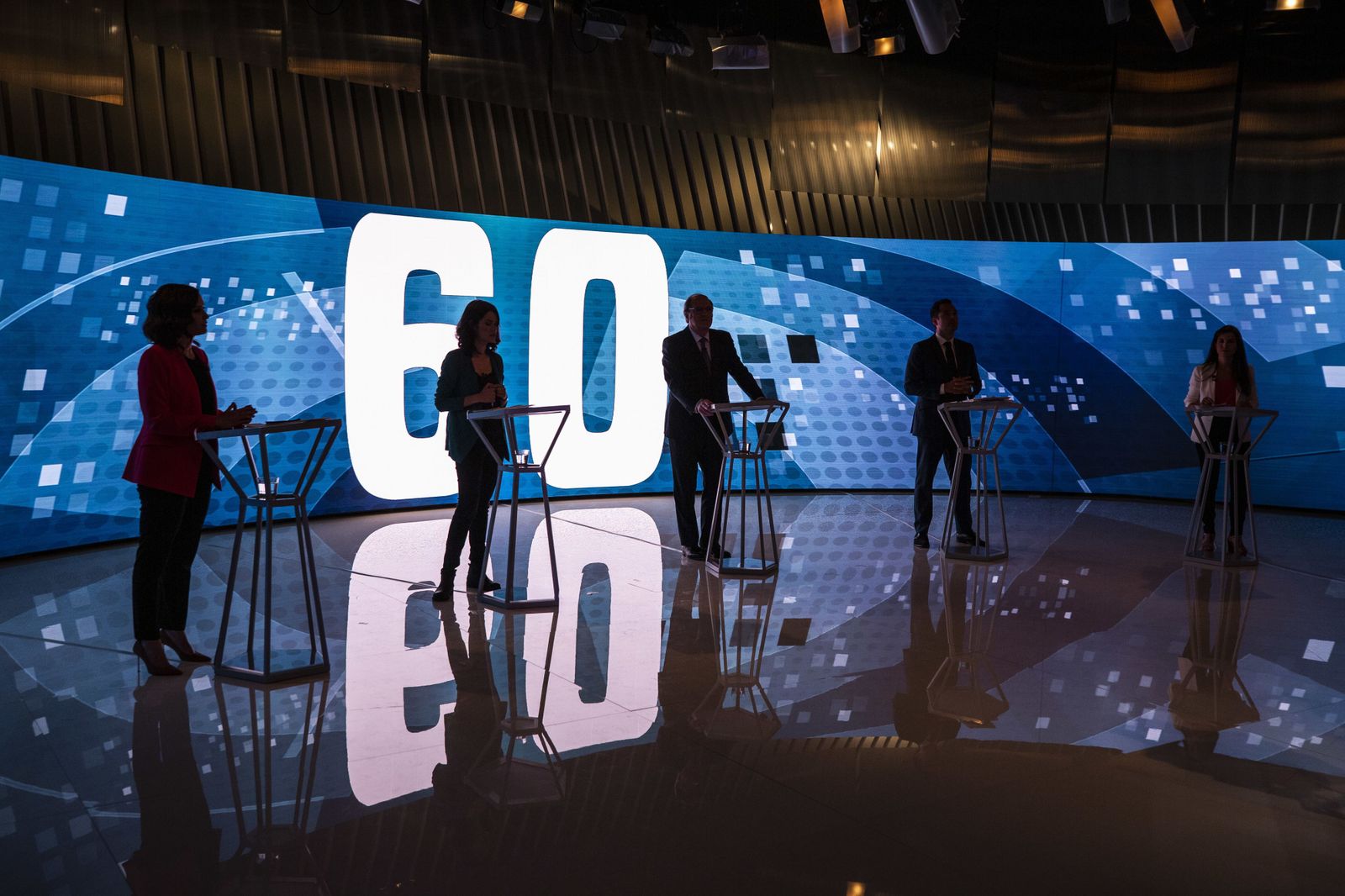 El debate de Telemadrid será clave para 600.000 indecisos