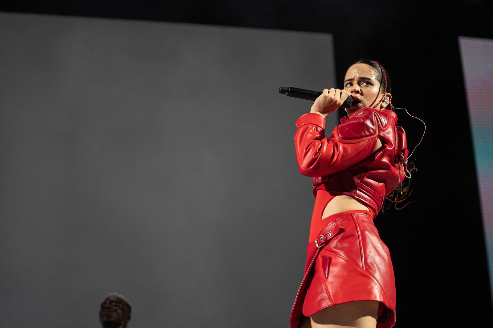 Rosalía en unos de sus conciertos