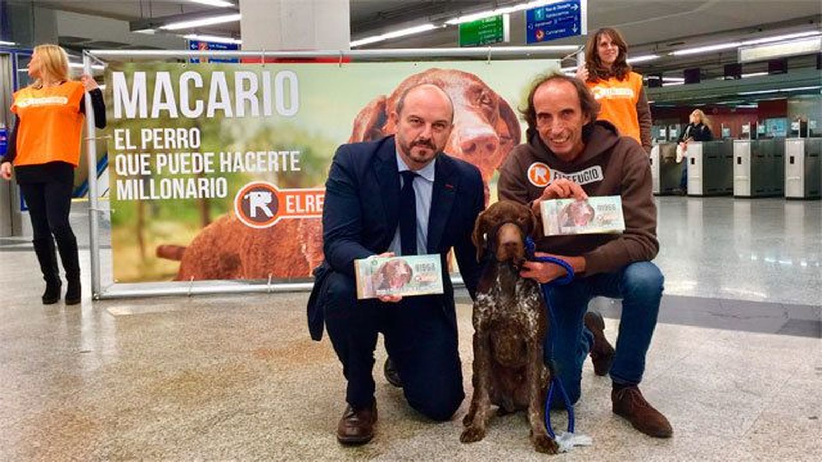 Una media de 370 perros acceden  cada día al Metro de Madrid