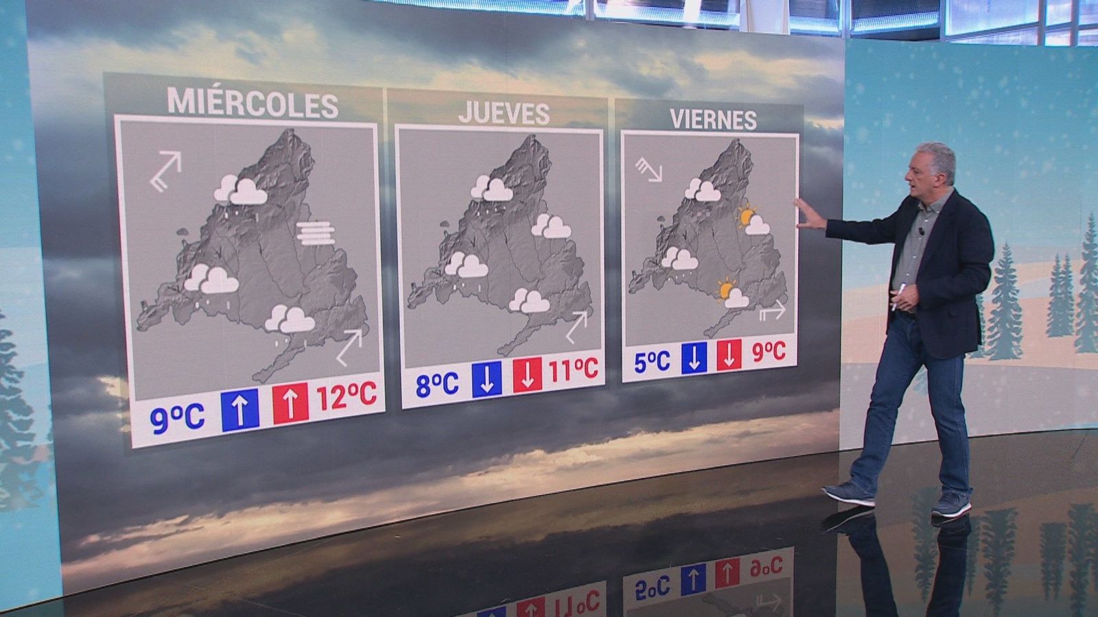 Madrid estrena la primera semana del año con lluvia