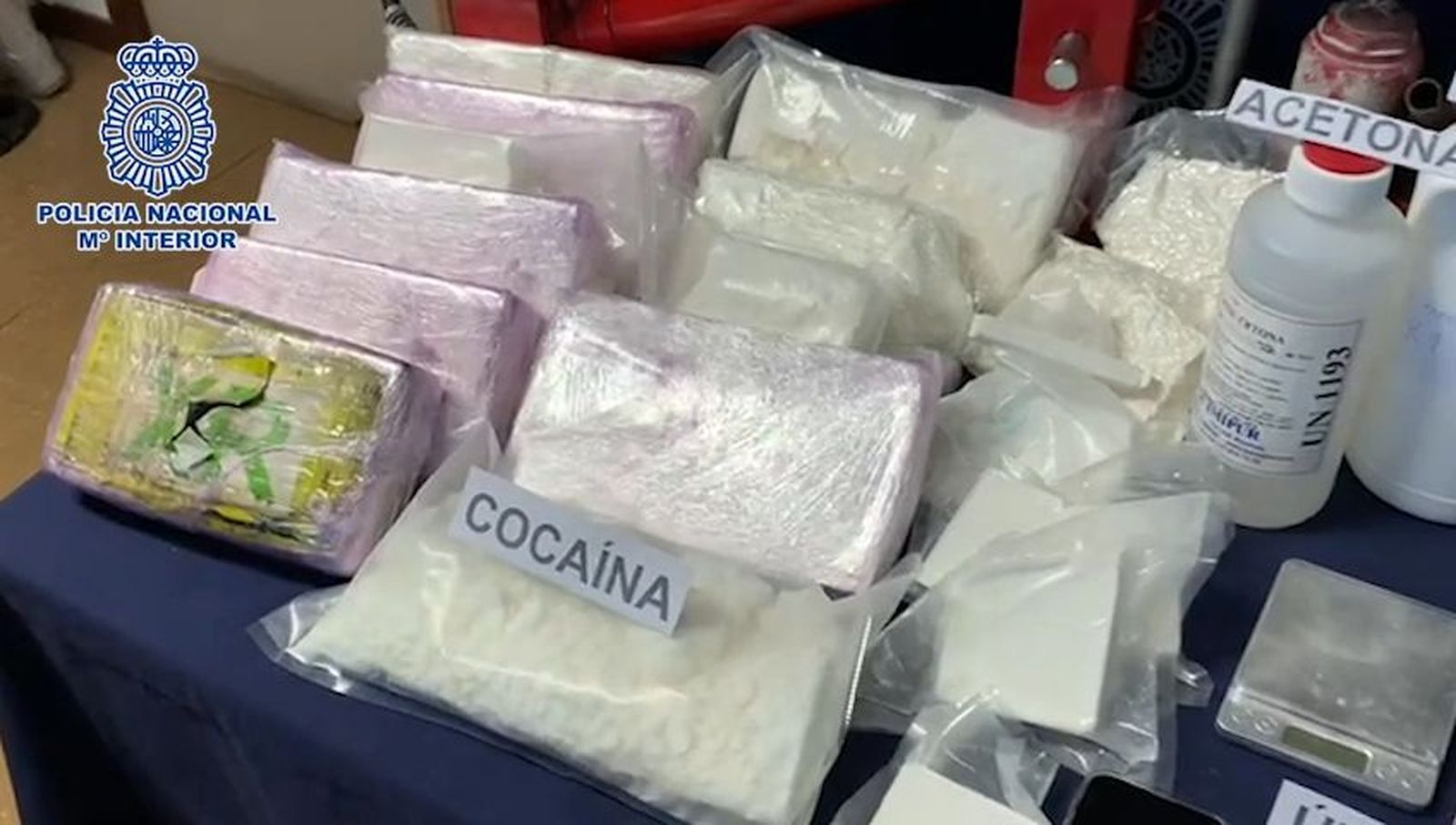 Carabanchel: cae un grupo criminal que adulteraba cocaína y la transportaba en vehículos 'caleteados'