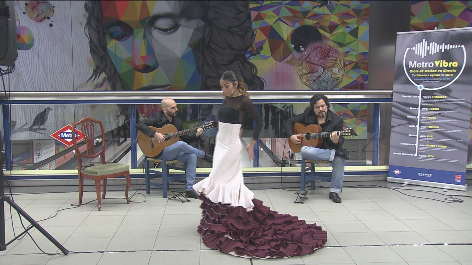 Música en directo en el Metro por su centenario