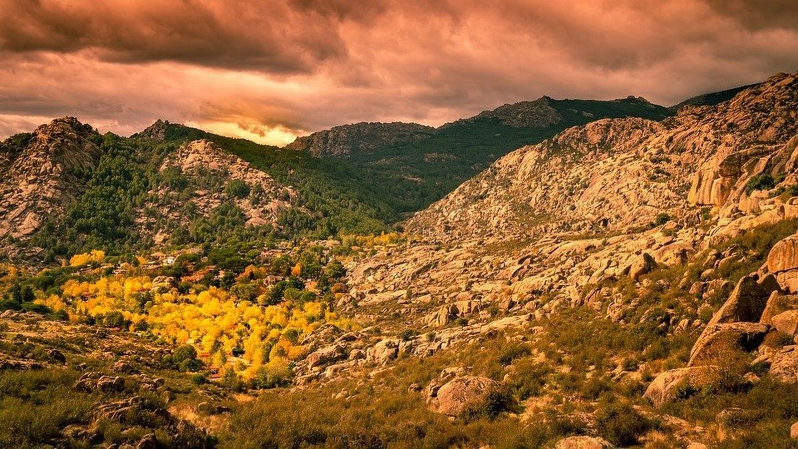 Paisaje de la Sierra de Guadarrama