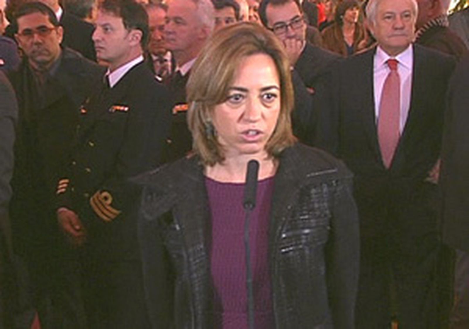 Declaraciones de Carme Chacón el día de la Constitución
