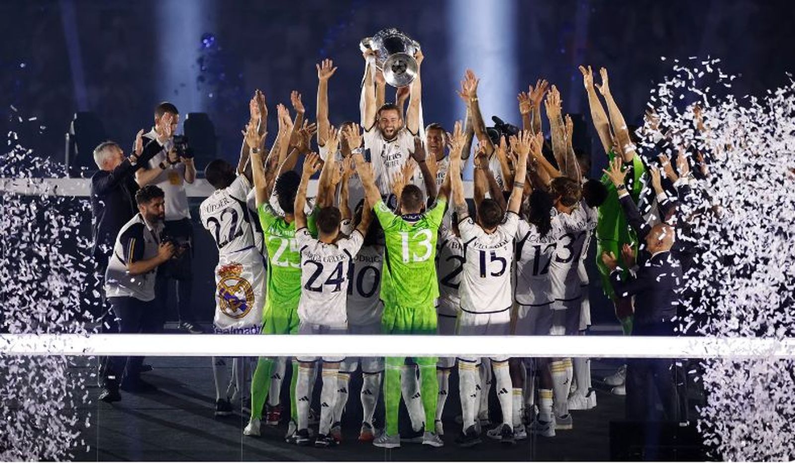 Fiesta en el Bernabéu