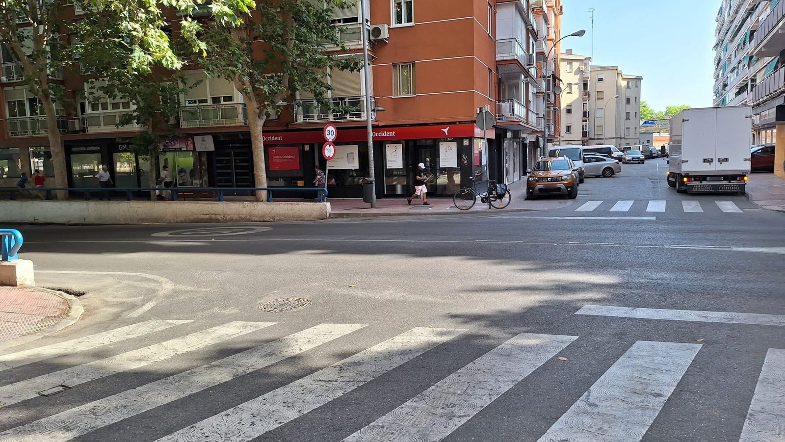 La calle Torrelaguna de Alcalá de Henares