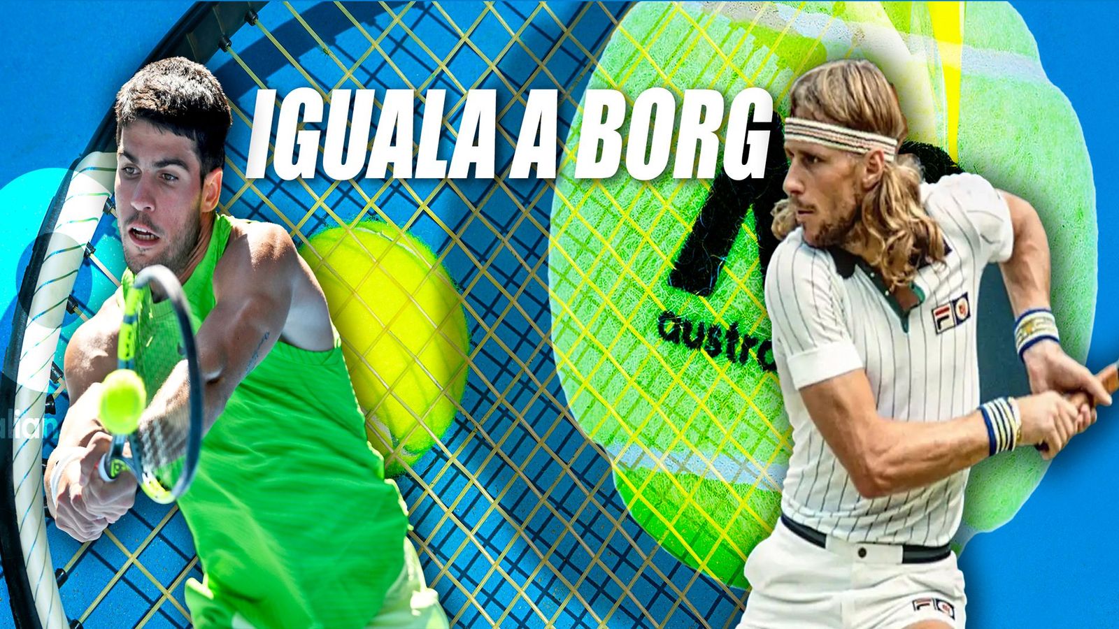 Open Australia: Alcaraz, a octavos de final igualando un récord