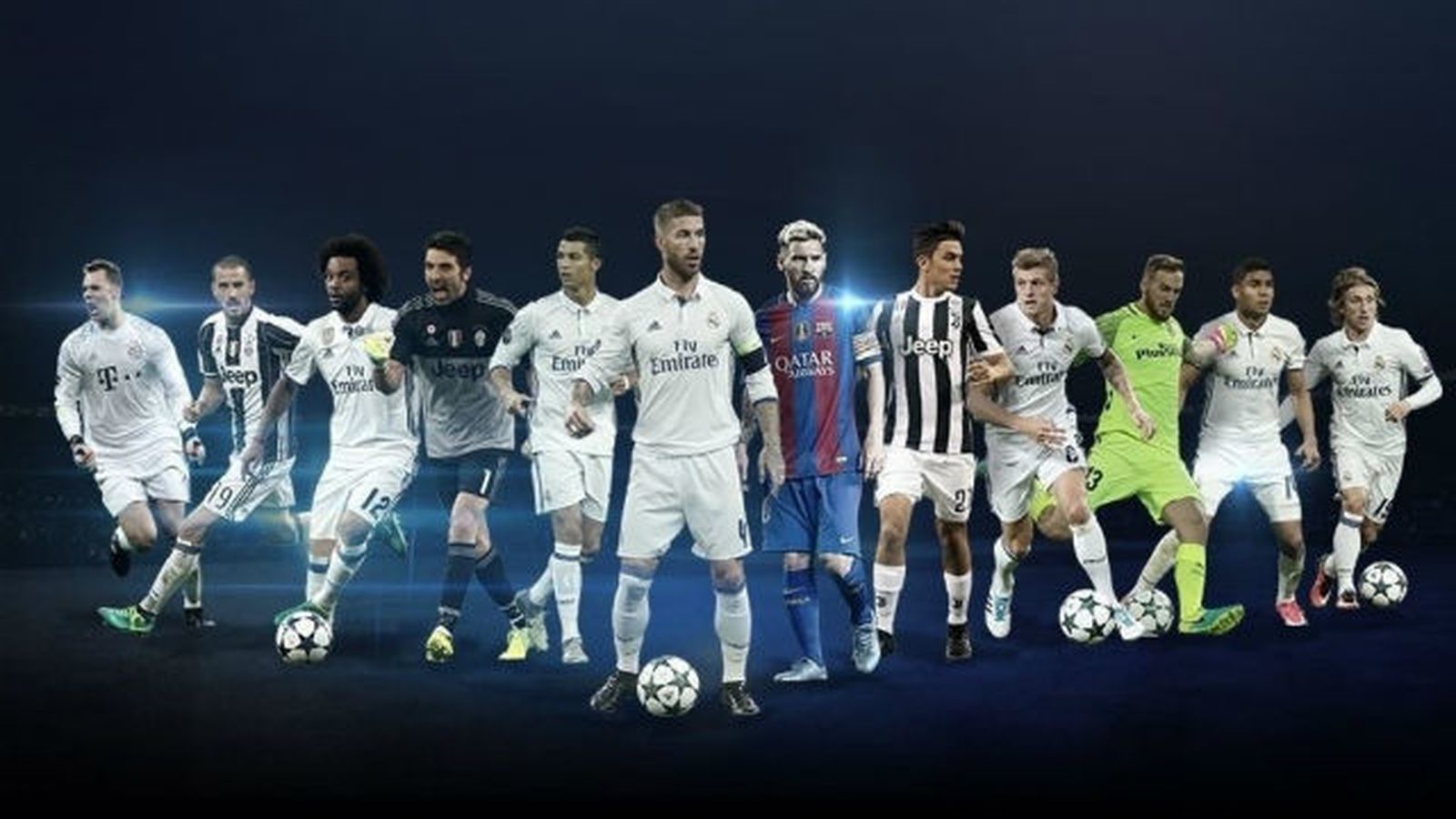 Candidatos a los premios de la Liga de Campeones