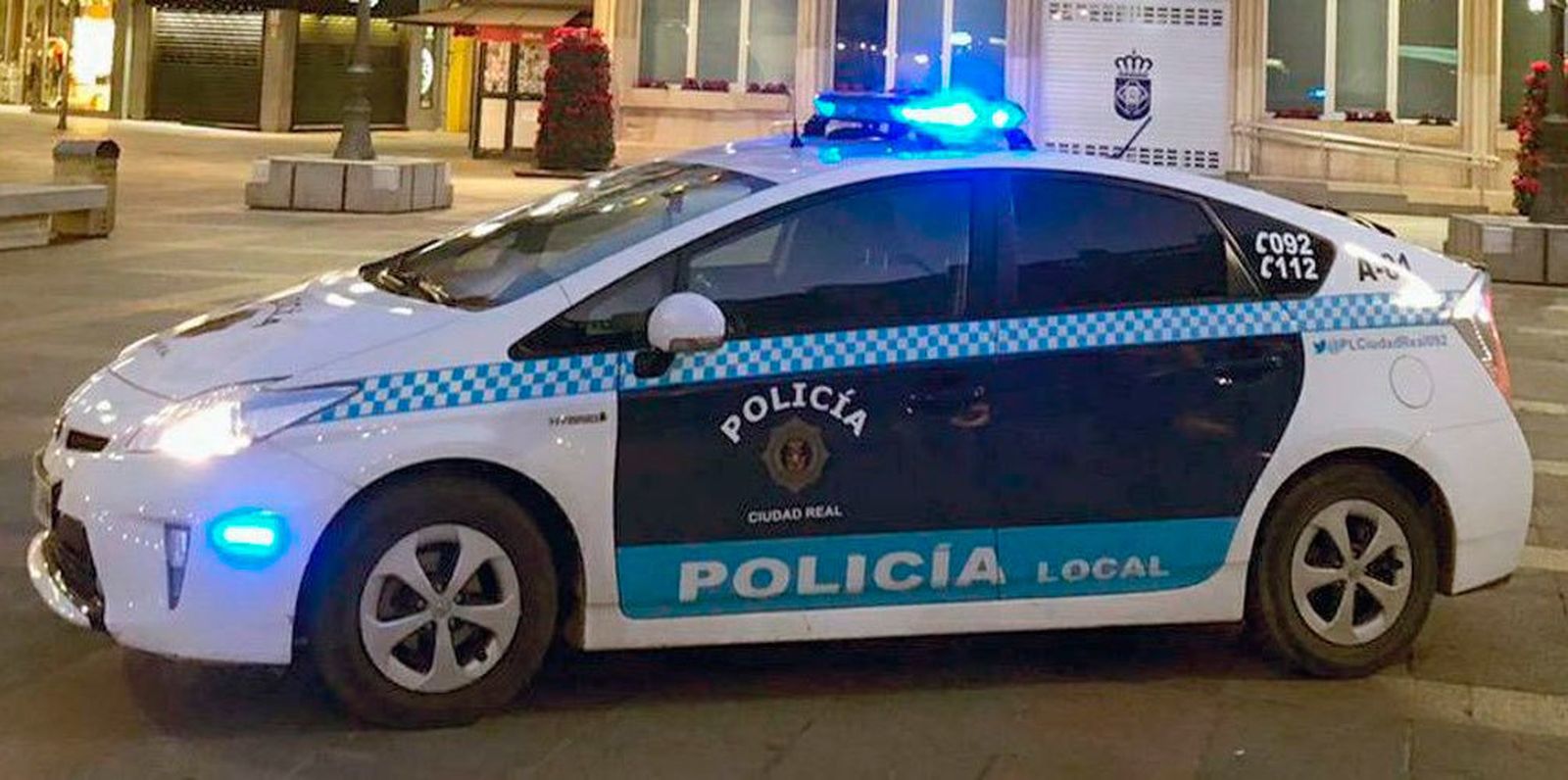 Coche patrulla de la Policía Local de Ciudad Real