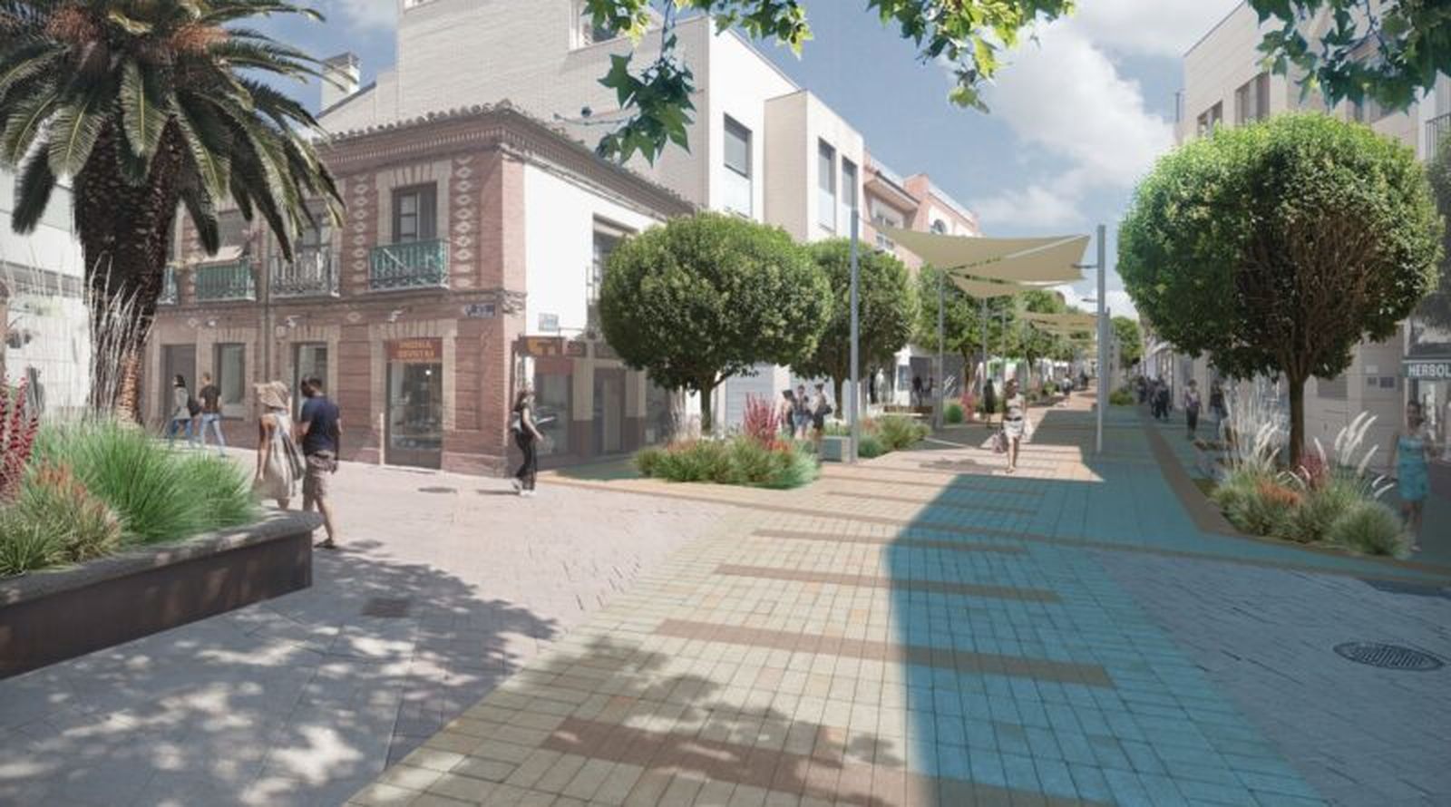 Reforma de la calle Madrid de Getafe