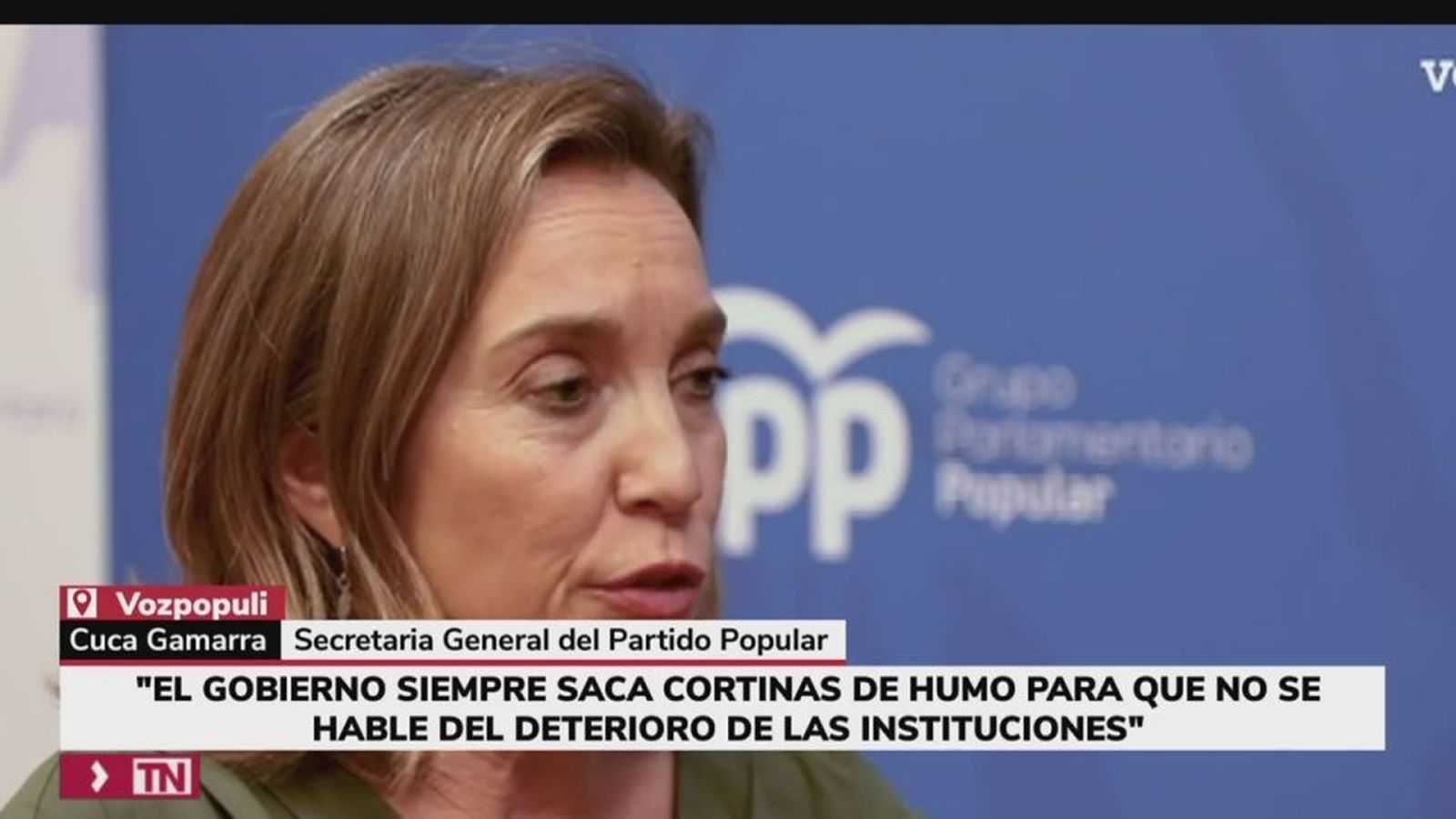 Gamarra: los españoles quieren saber qué se espió y si el presidente ha sido chantajeado