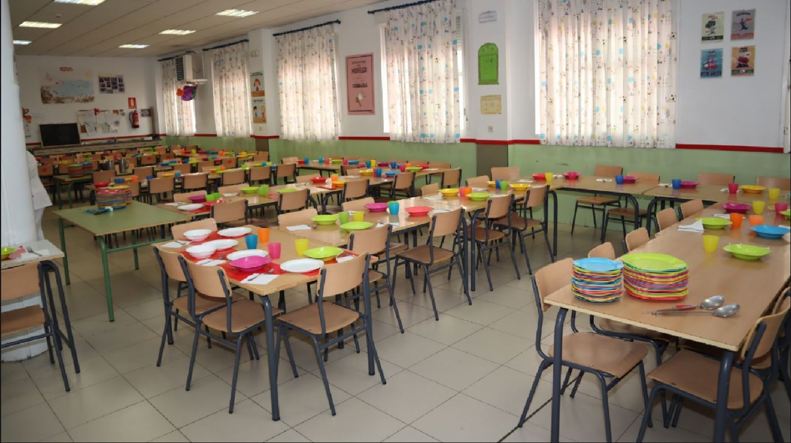 Comedor de un colegio de Fuenlabrada