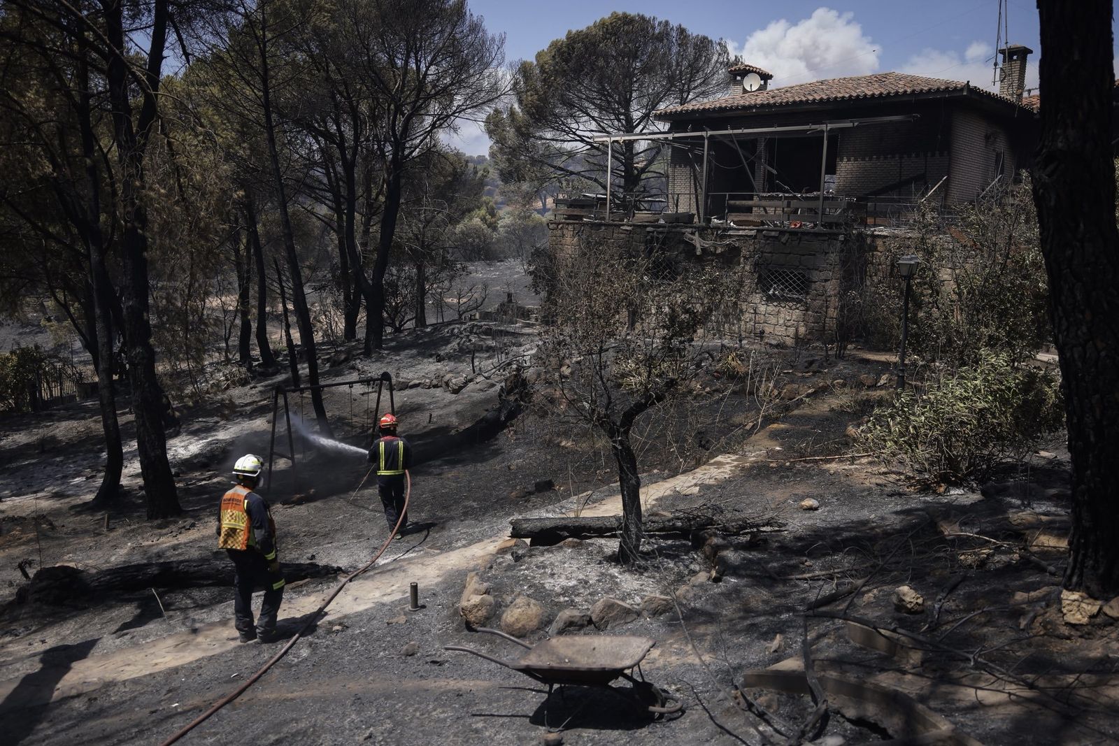 Incendio en Madrid