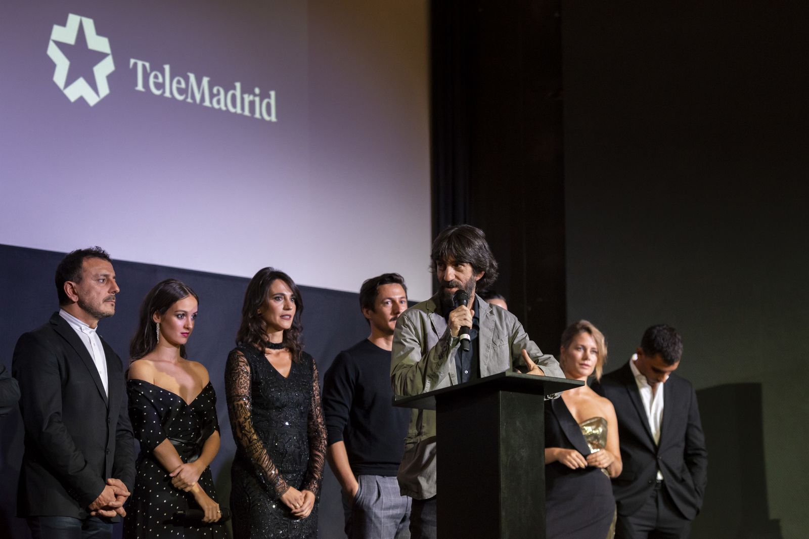Premier de 'La víctima número ocho' en el Palacio de la Prensa