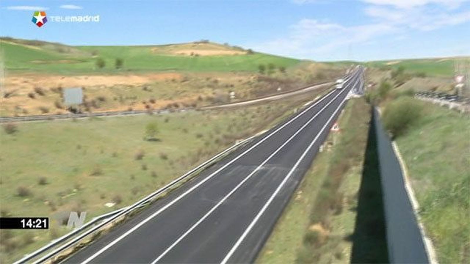 Finalizada la rehabilitación de la M-100, una de las carreteras con más tráfico de la región